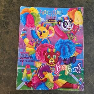 Vintage Lisa Frank cheerleader bears catalog